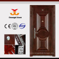 ISO9001 Main Entry Exterior Steel Security home door